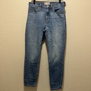 Everlane High Waist Ankle Jean Women 28 Blue Denim‎ GREAT CONDITION